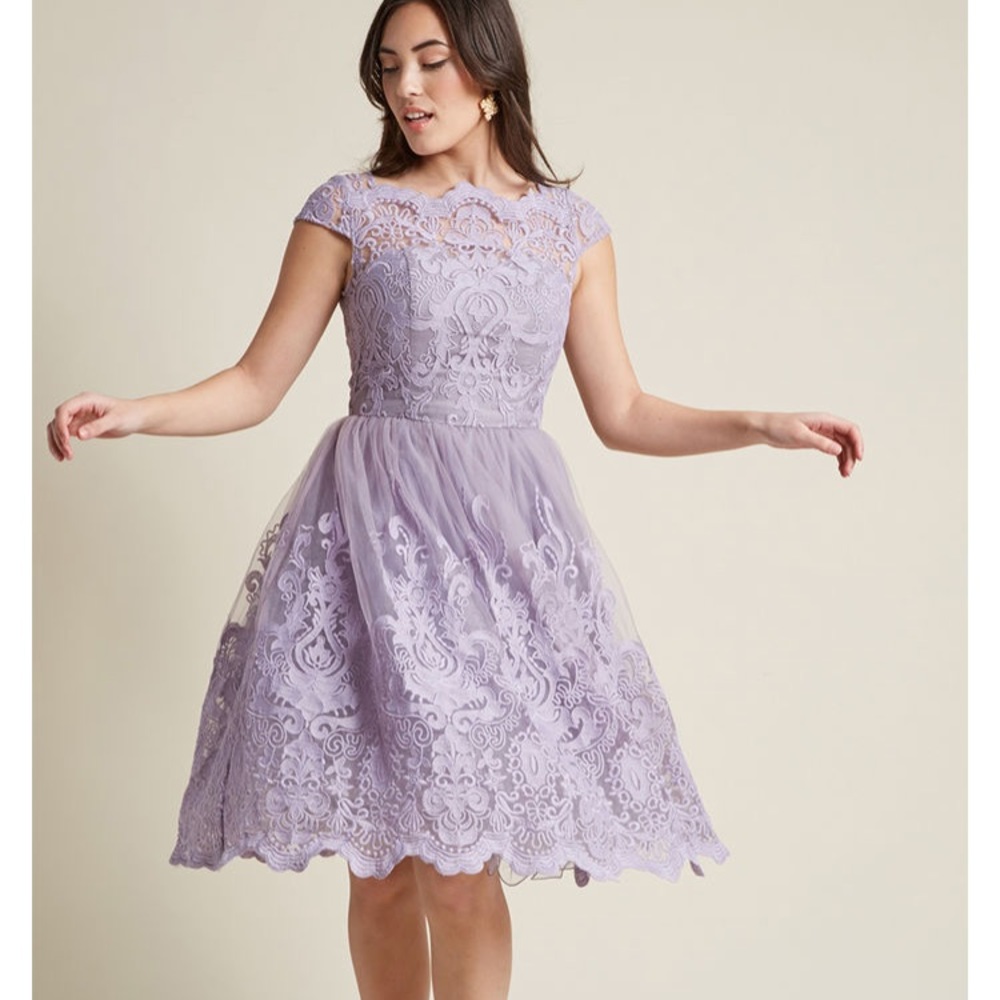 Lilac Lace Dress